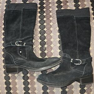 Kelly & Katie Women's Black Knee High Boots Size 10